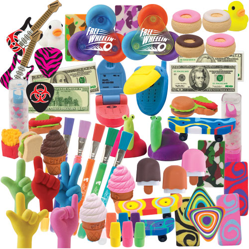 Novelty Eraser Assortment - Refill