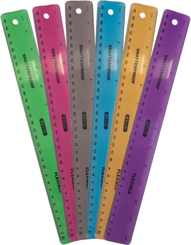 12&quot; Shatterproof Flexible Ruler