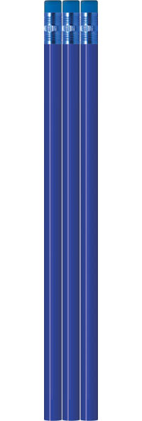 Lapis Blue Pencils - Round - Blank