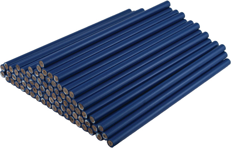 Royal Blue Pencil Sticks - Round - Blank