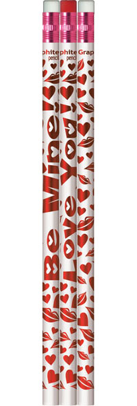 Valentine's Day Pencils