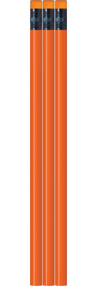 Neon Orange Pencils - Blank