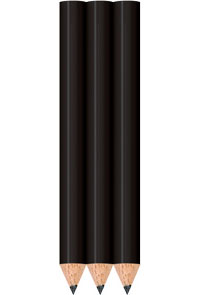 Black Golf Pencils - Round - Bulk