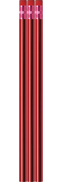 Red Metallic Foil Pencils