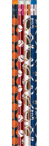 Sports Design Foil Pencils