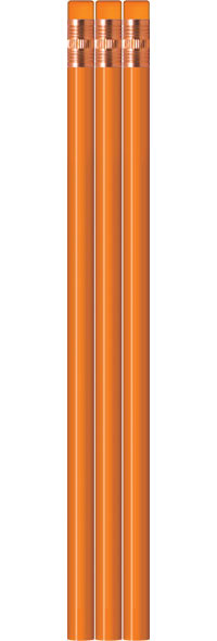 Orange Pencils - Round - Blank