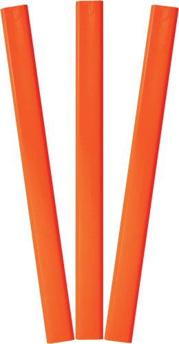 Neon Orange Carpenter Pencil - Blank