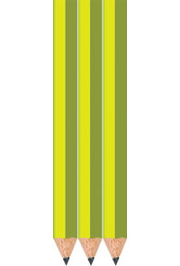 Neon Yellow Golf Pencils - Hexagon - Bulk