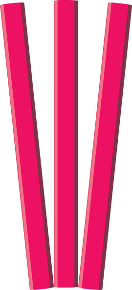Neon Pink Carpenter Pencil - Blank